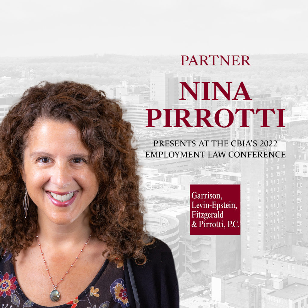 partner nina pirrotti speaks at cbia employment law conference