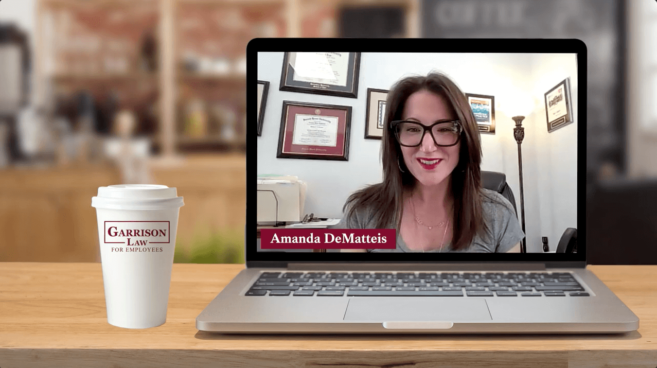 amanda dematteis discusses being disciplined for having symptoms of a disability | garrison law