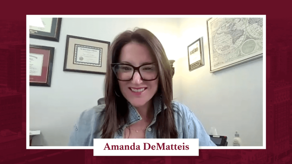 amanda dematteis discussing artificial intelligence legal advice | garrison law