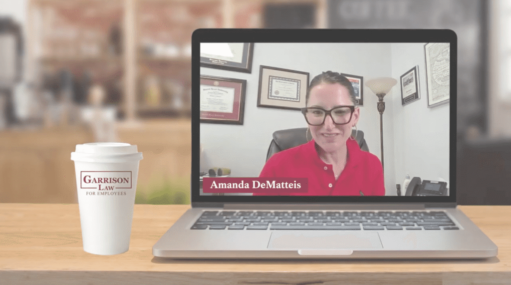 amanda dematteis discussing sexual harassment and the imbalance of power