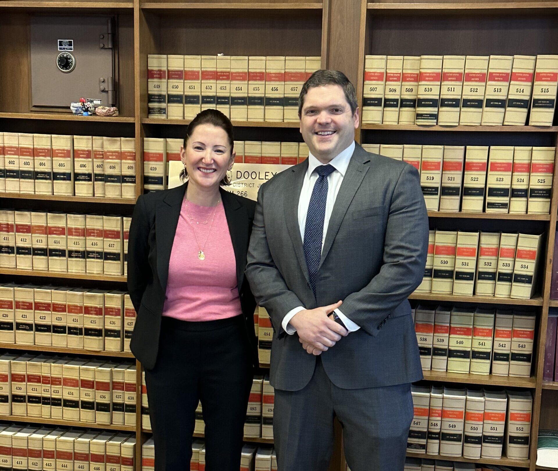 Partner Amanda DeMatteis and Associate Steven Alquesta | Garrison Law
