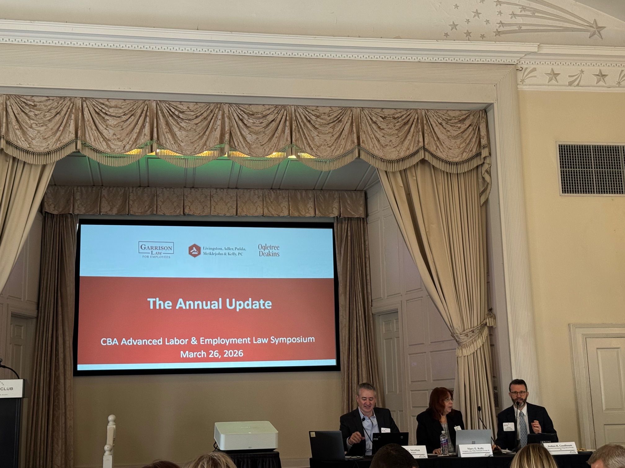 josh goodbaum at 2026 CT Bar Association's advanced labor and employment law symposium | garrison law